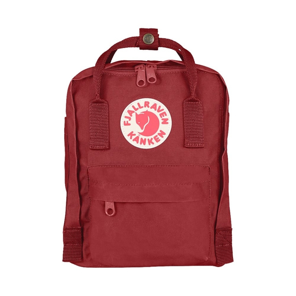 Fjallraven Mini Kanken Water-Resistant Convertible Backpack Ox Red Brand New